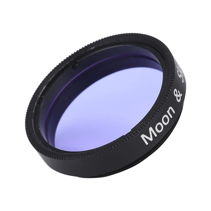 Pomya 1.25 inch Moon Filter,Aluminum Alloy Sky Glow & Moon Filter Optical Glass for Telescope Eyepiece Cuts Light Pollution - Image 1